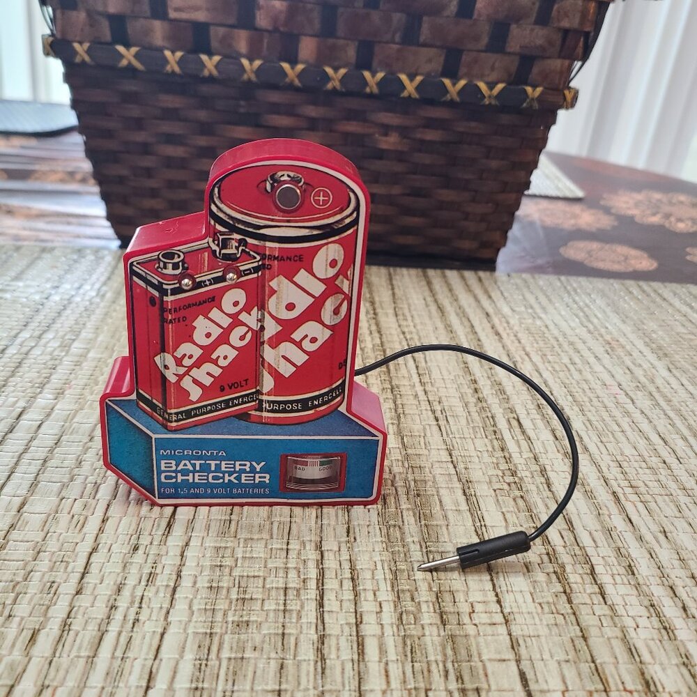 Vintage Radio Shack Micronta Battery Checker Tester Working Condition